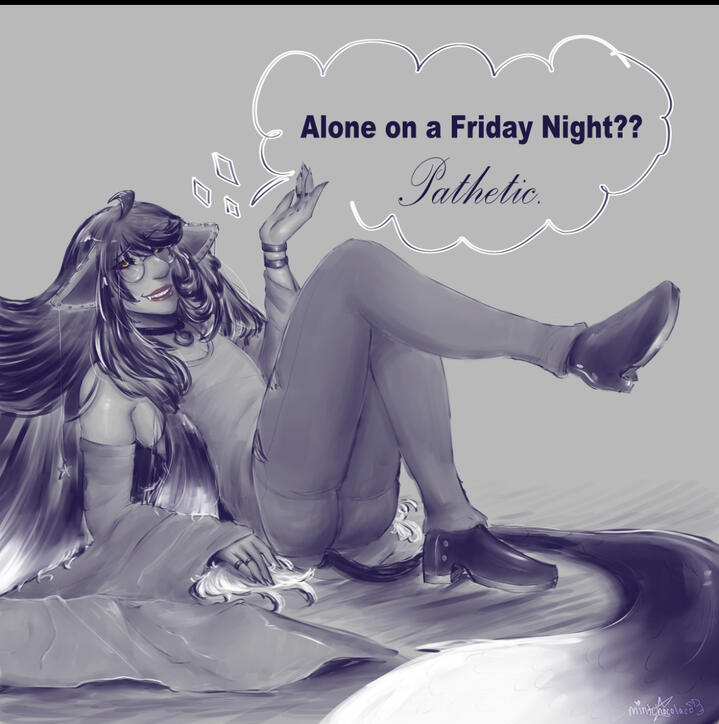 Full Body Greyscale Render